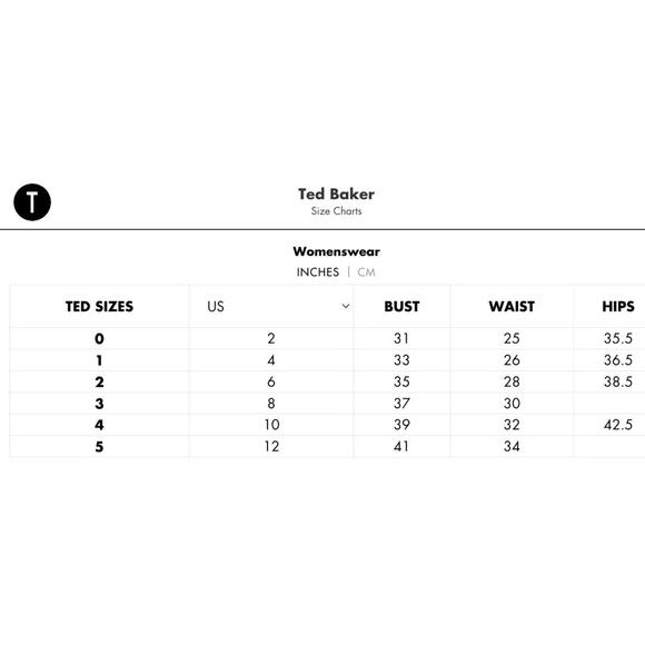 TED BAKER Scalloped Red Ribbed Sleeveless Party Dress Ted Sz 3 US 8 - Picture 11 of 11